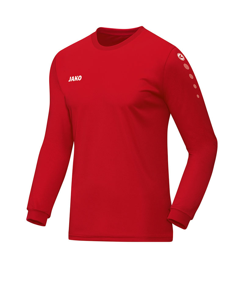 JAKO Team Trikot langarm Rot F01