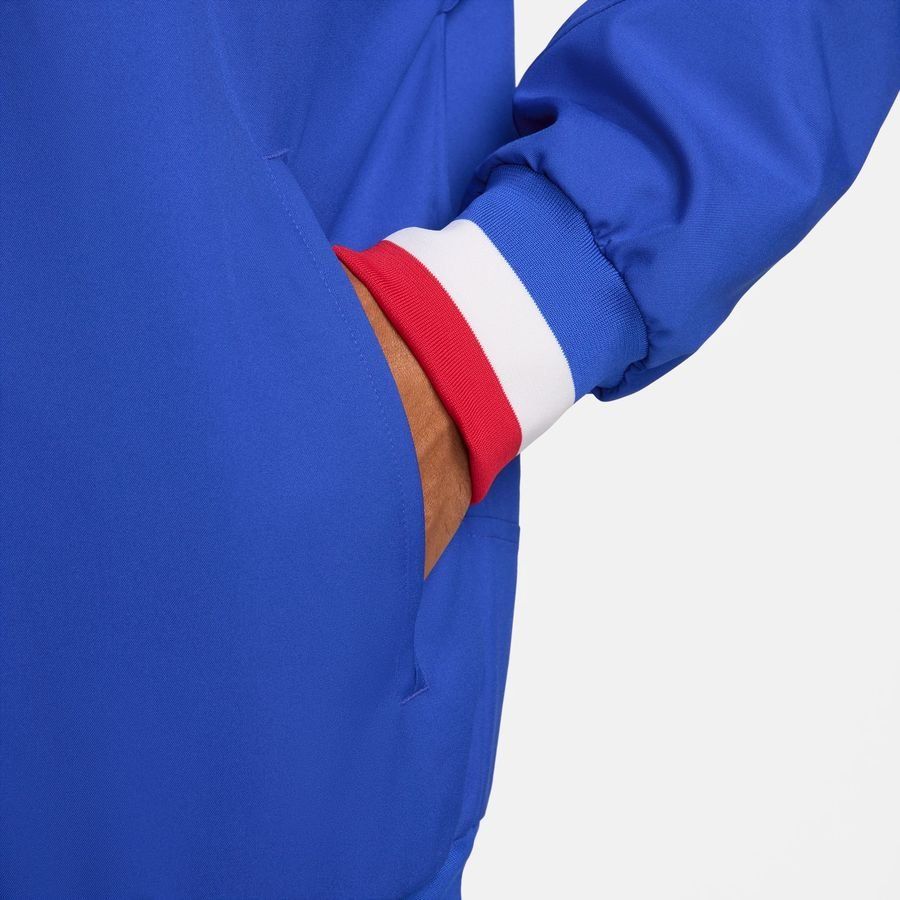 France Veste d'Entraînement Dri-FIT Strike Anthem - Bleu/Blanc