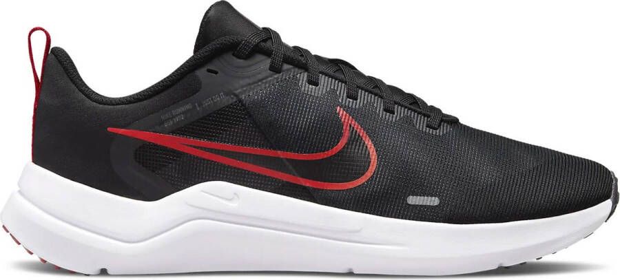 Nike Downshifter 12 Hardloopschoen voor heren(straat) Black Dark Smoke Grey Light Smoke Grey White Heren