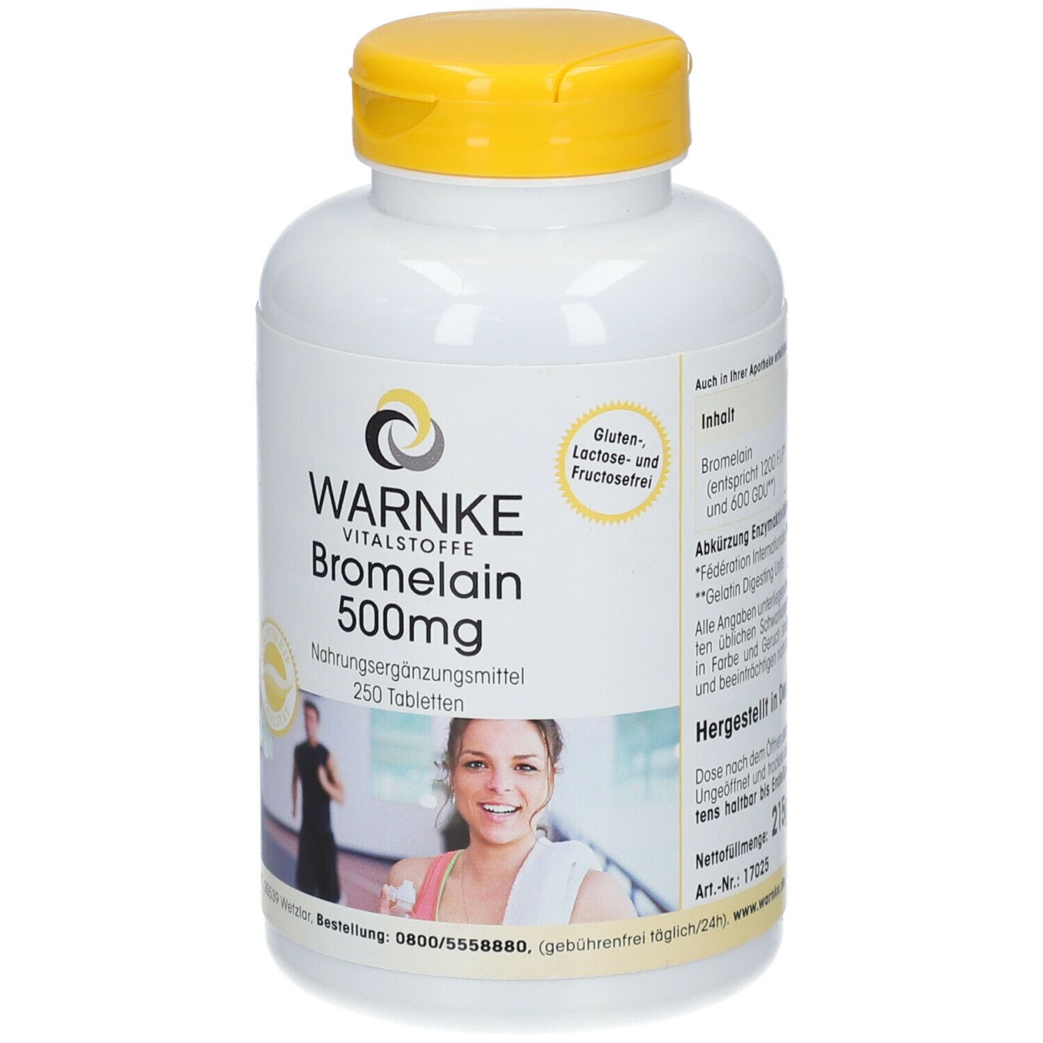 WARNKE Bromelain 500 mg