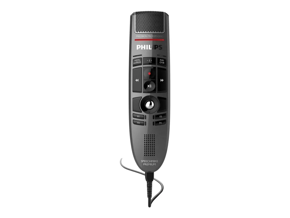 Philips SpeechMike Premium USB LFH3500 - Højttalermikrofon - mørk perle grå