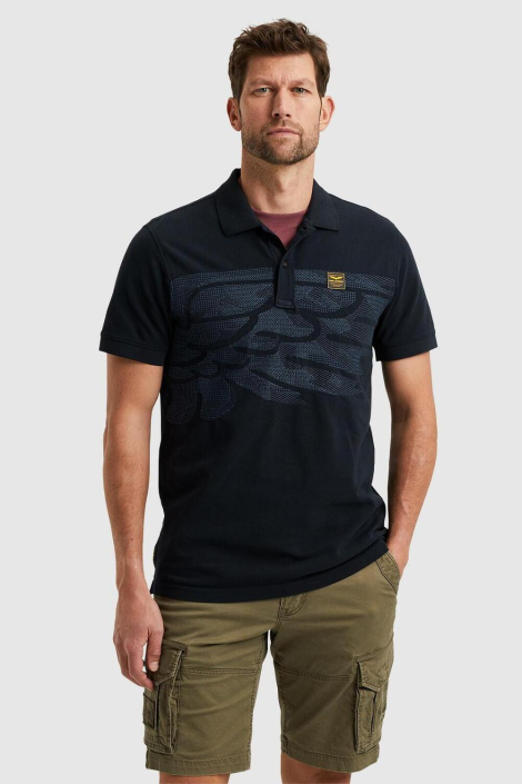 PME legend blauwe heren polo