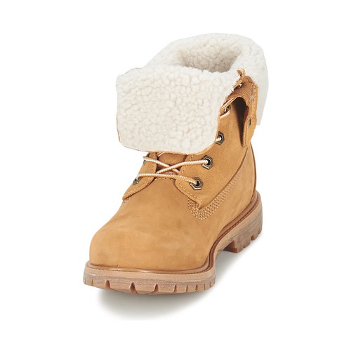 Timberland - AUTHENTICS TEDDY FLEECE WP FOLD DOWN - Cognac clair
