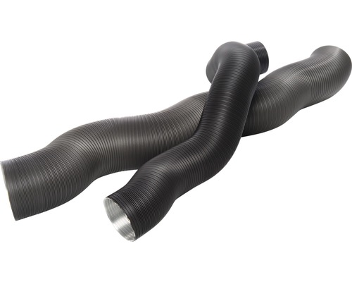 Aluminium flexibele buis Ø80 mm, gepoedercoat grijs metallic