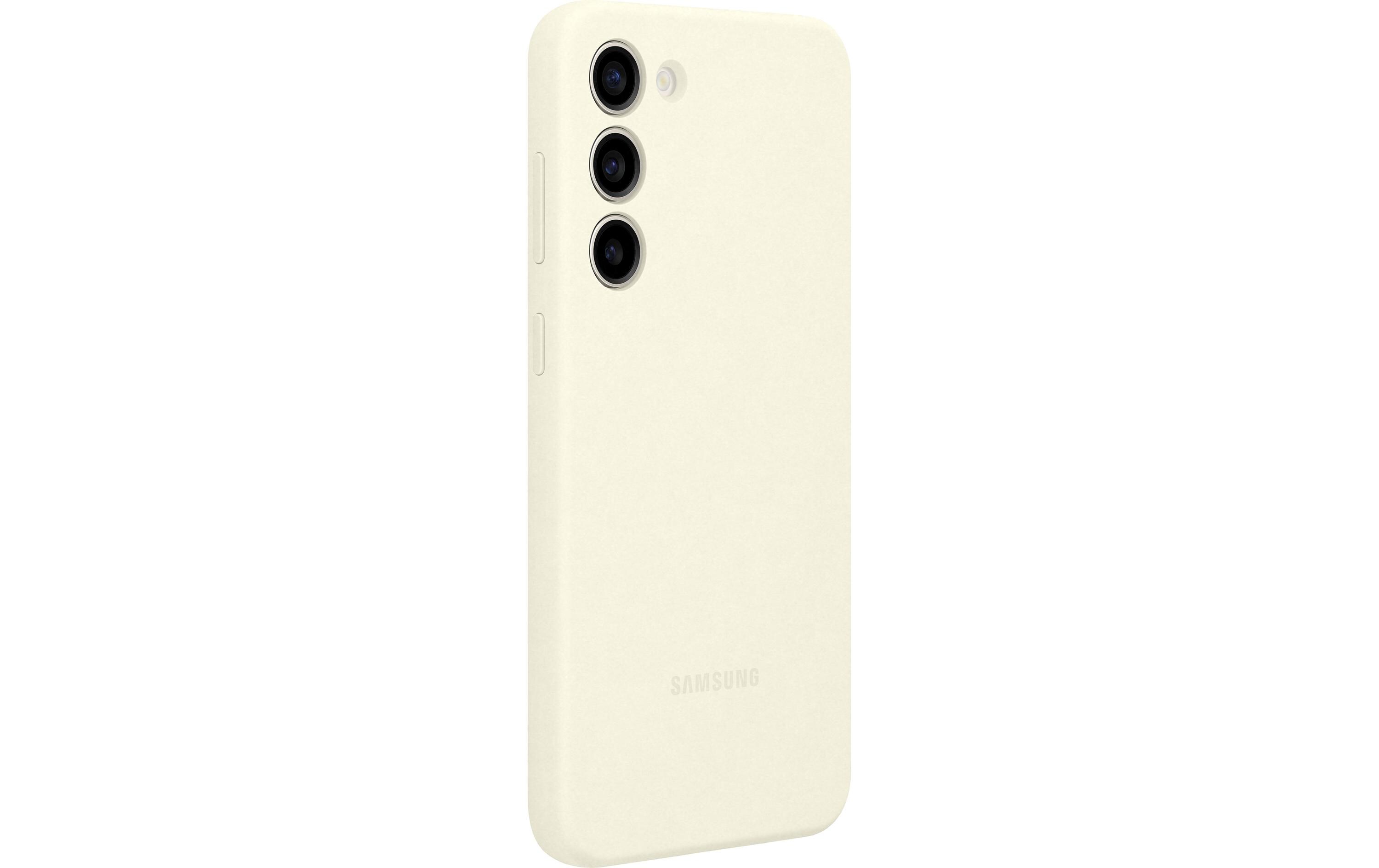 Back Cover Silicone Galaxy S23+ CremeSchutzhülle für das Samsung Galaxy S23+