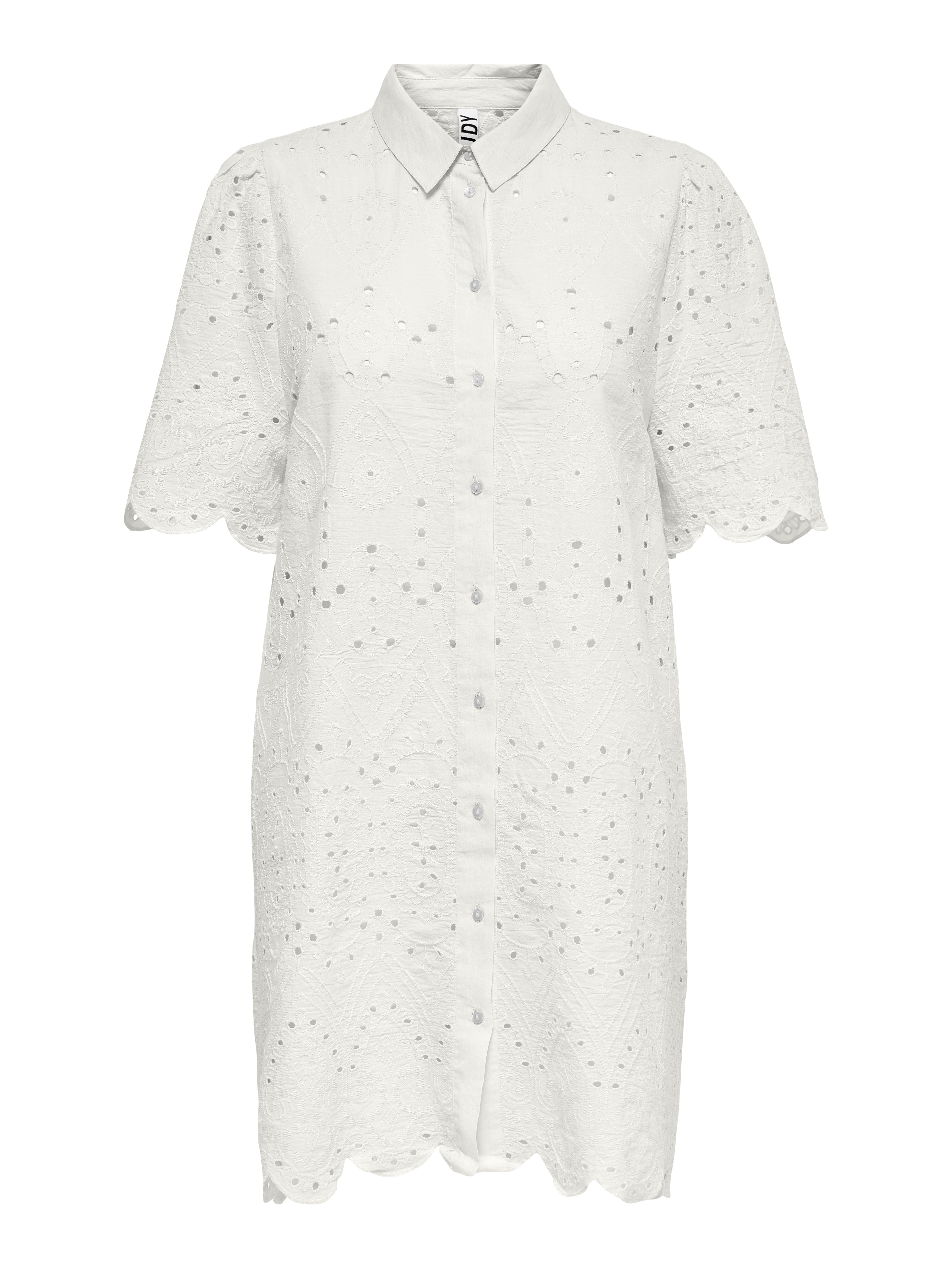 JDYKALLI Kurzes Kleid Cloud Dancer