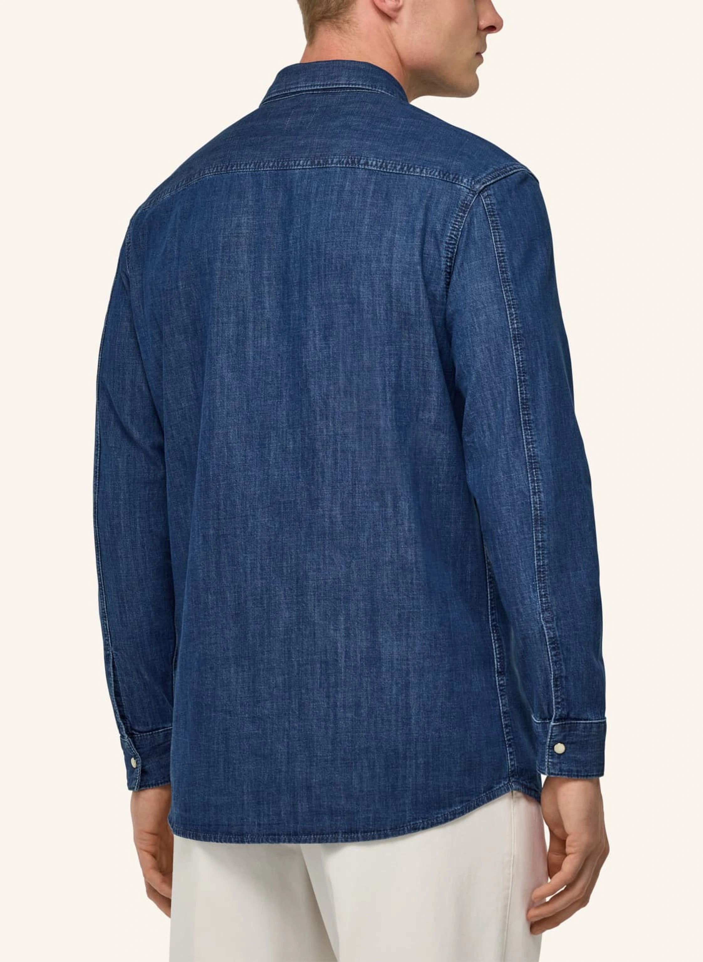 BOGGI MILANO Jeanshemd Regular Fit