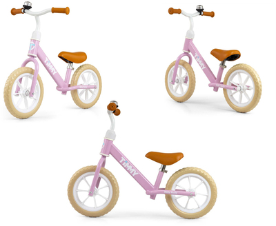 Milly Mally Balansesykkel Timmy 12 Tommer, Rosa