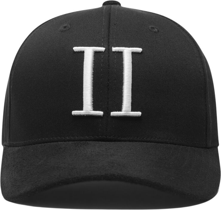 Les Deux Baseball Cap Suede II Sort/hvid