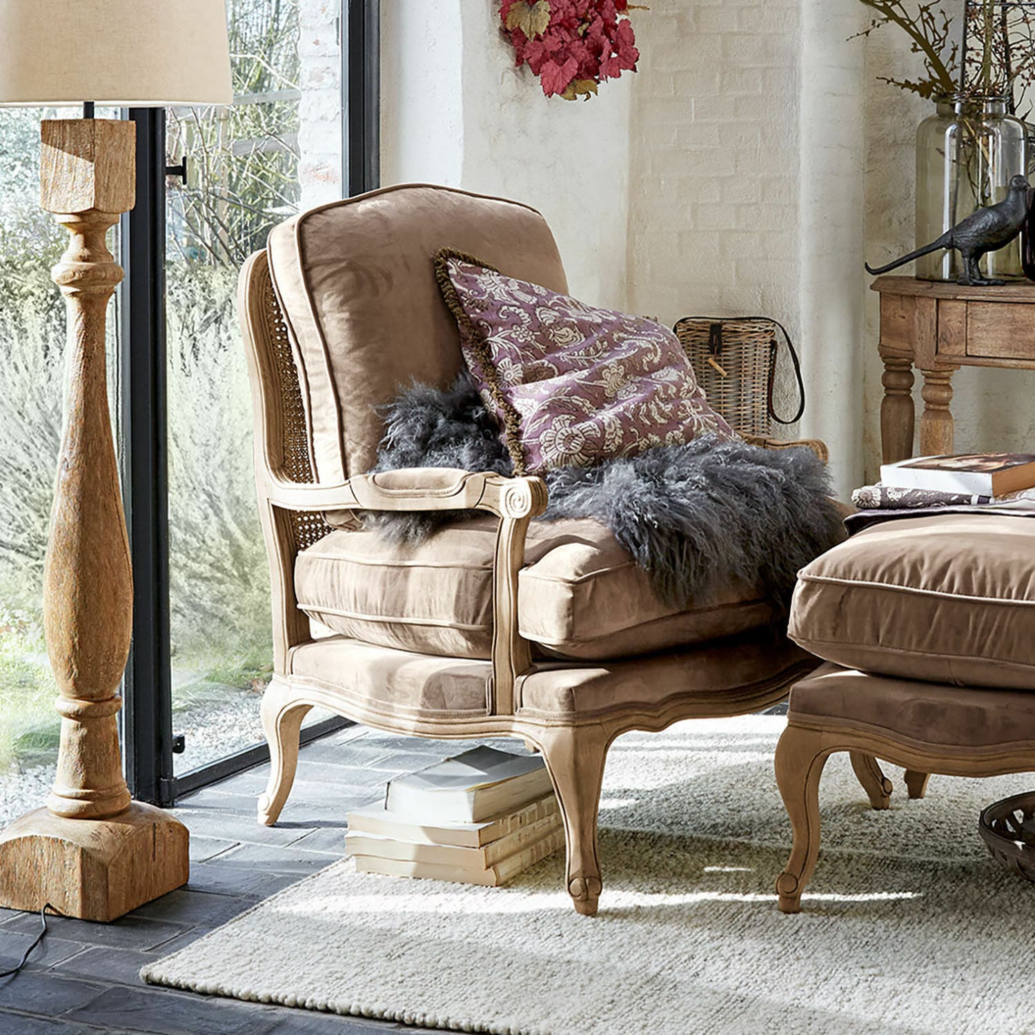 Sessel Corlay taupe/braun