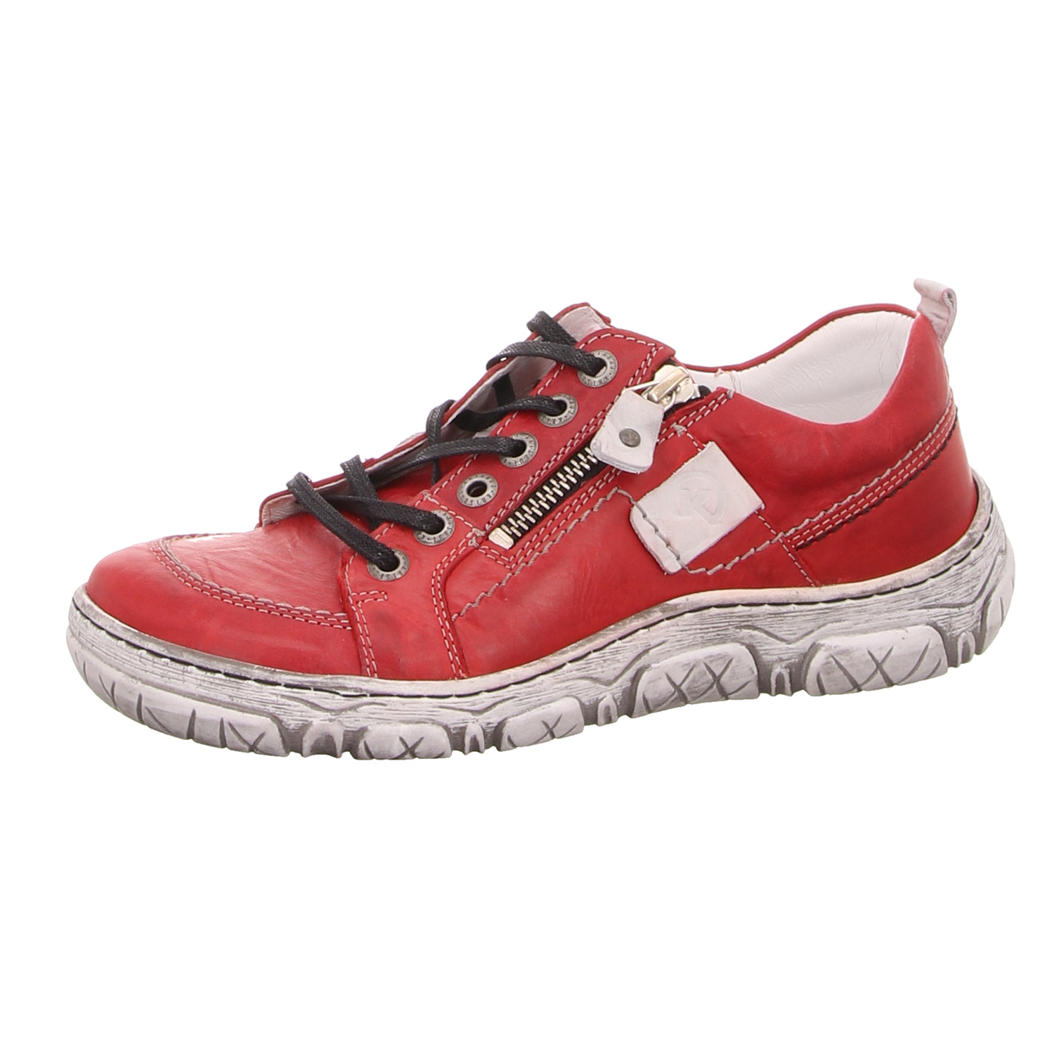 Krisbut Schnürhalbschuh rot