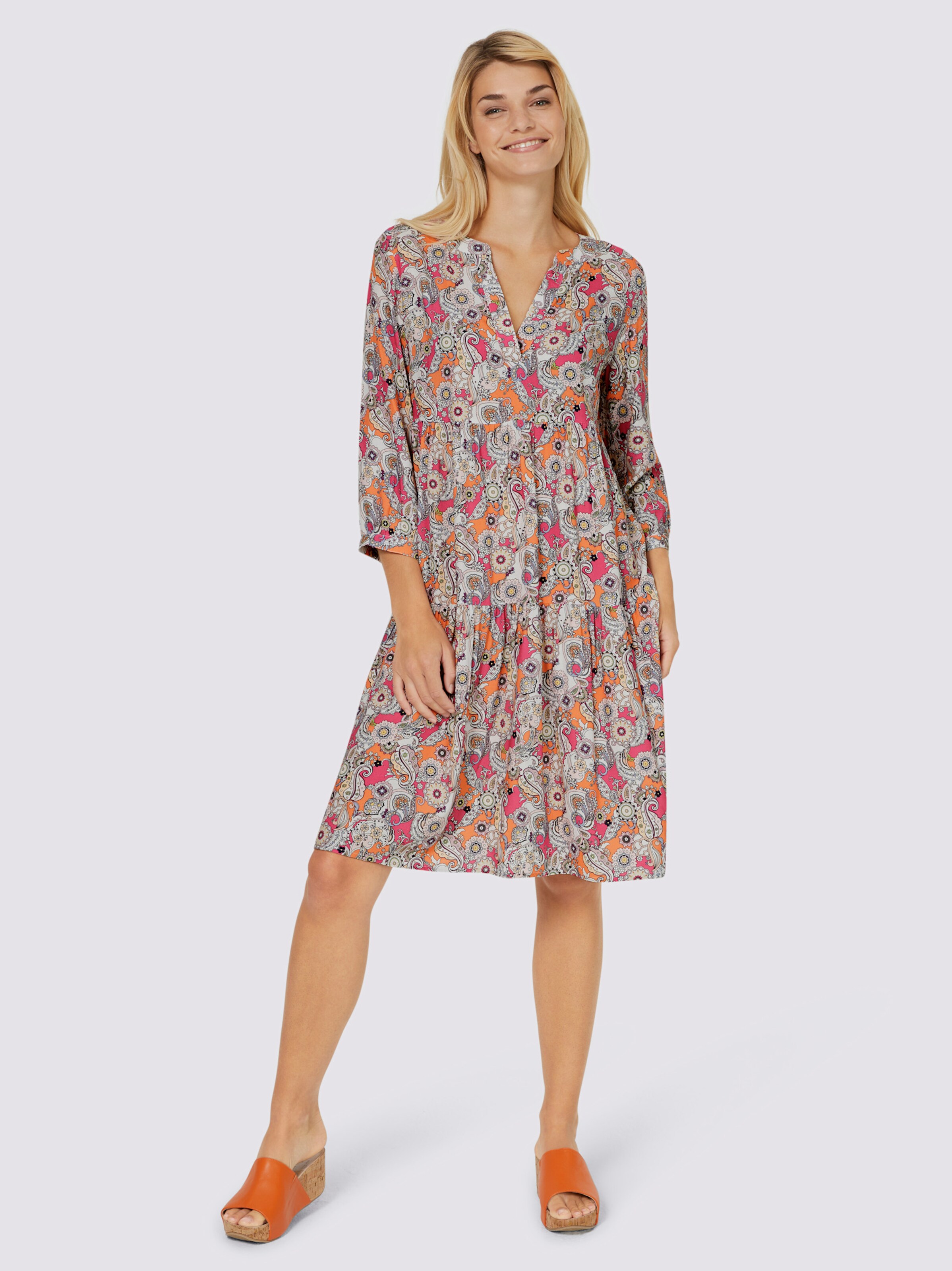 Druck-Kleid