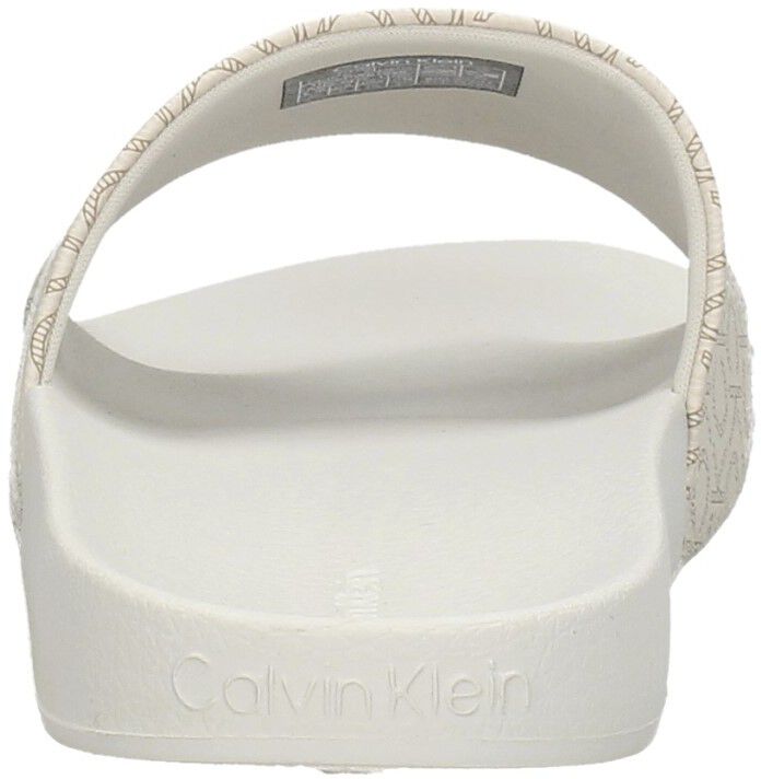 Calvin Klein Pool Slide - Mono gebroken wit