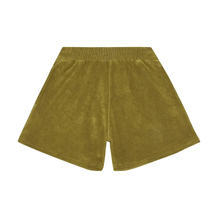 SMALLABLE BASICS Short Femme éponge | Vert olive