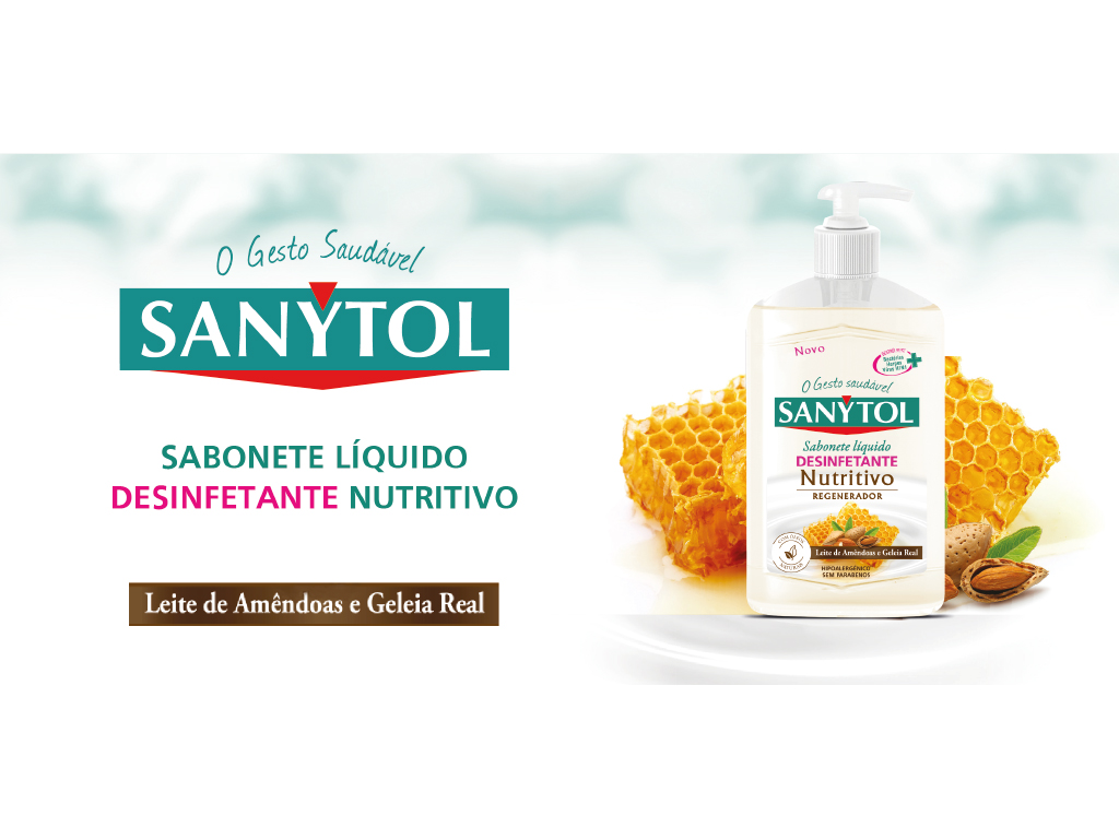 Sabonete Líquido Desinfetante Nutritivo Sanytol 250ml