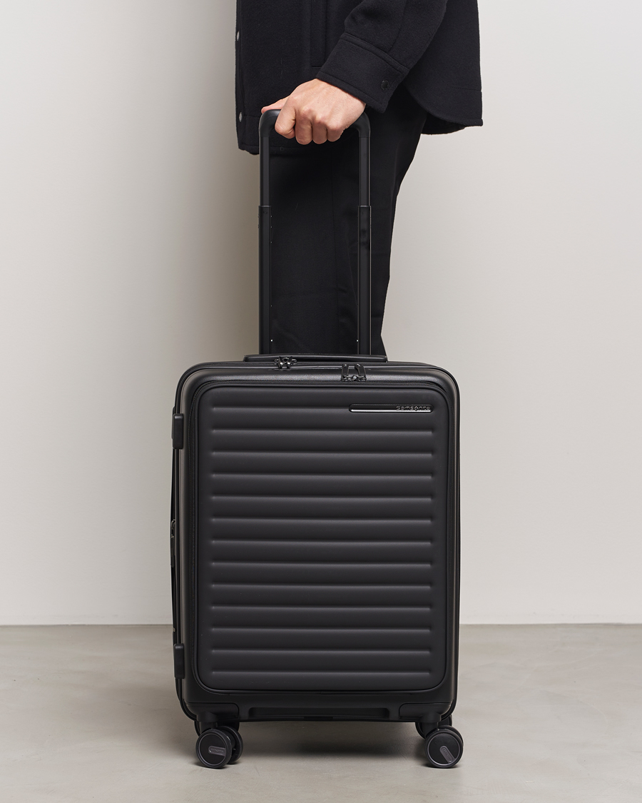 Samsonite Restackd Spinner Easy Access Carry-On Black