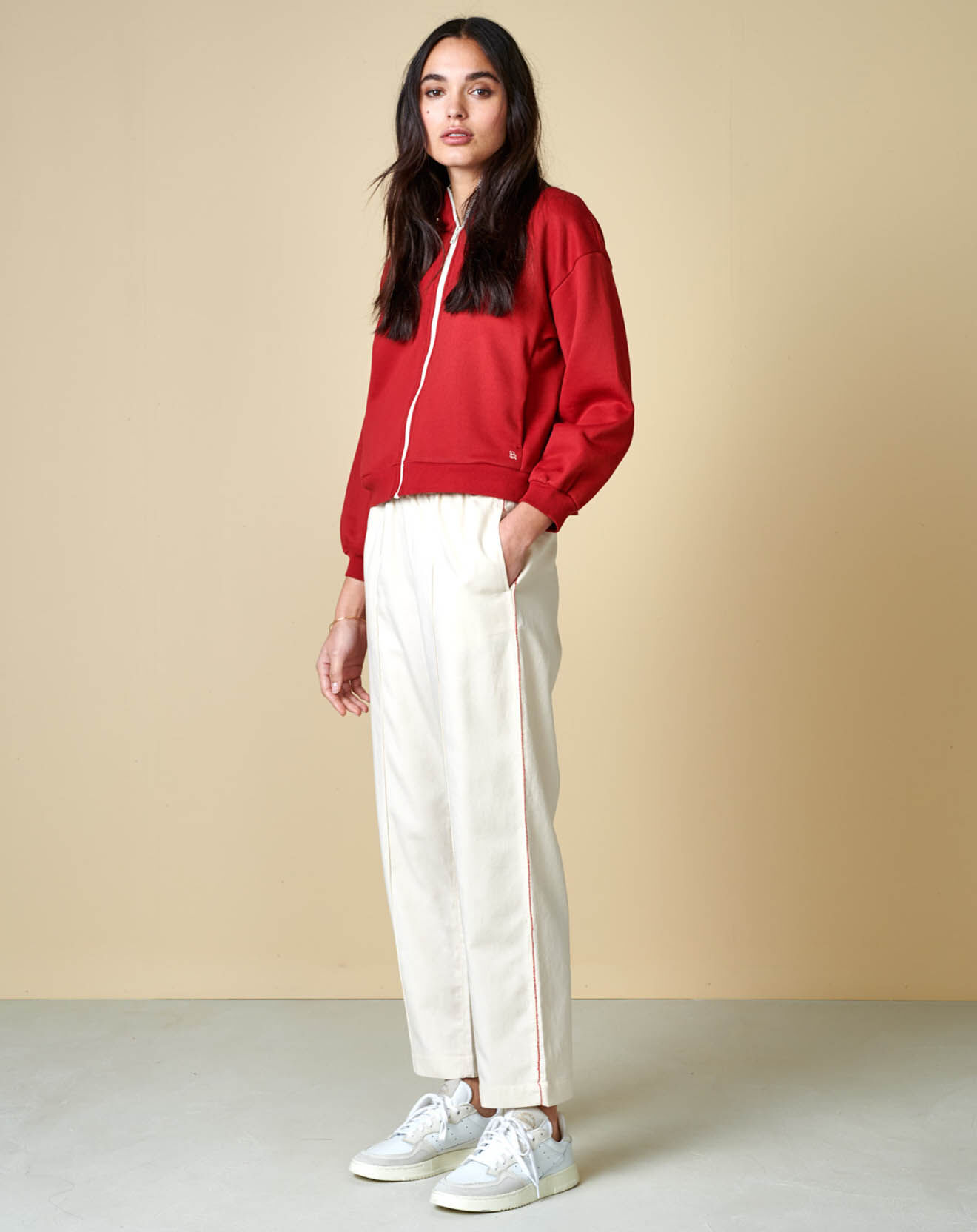 Bellerose Pantalon Vlad blanc