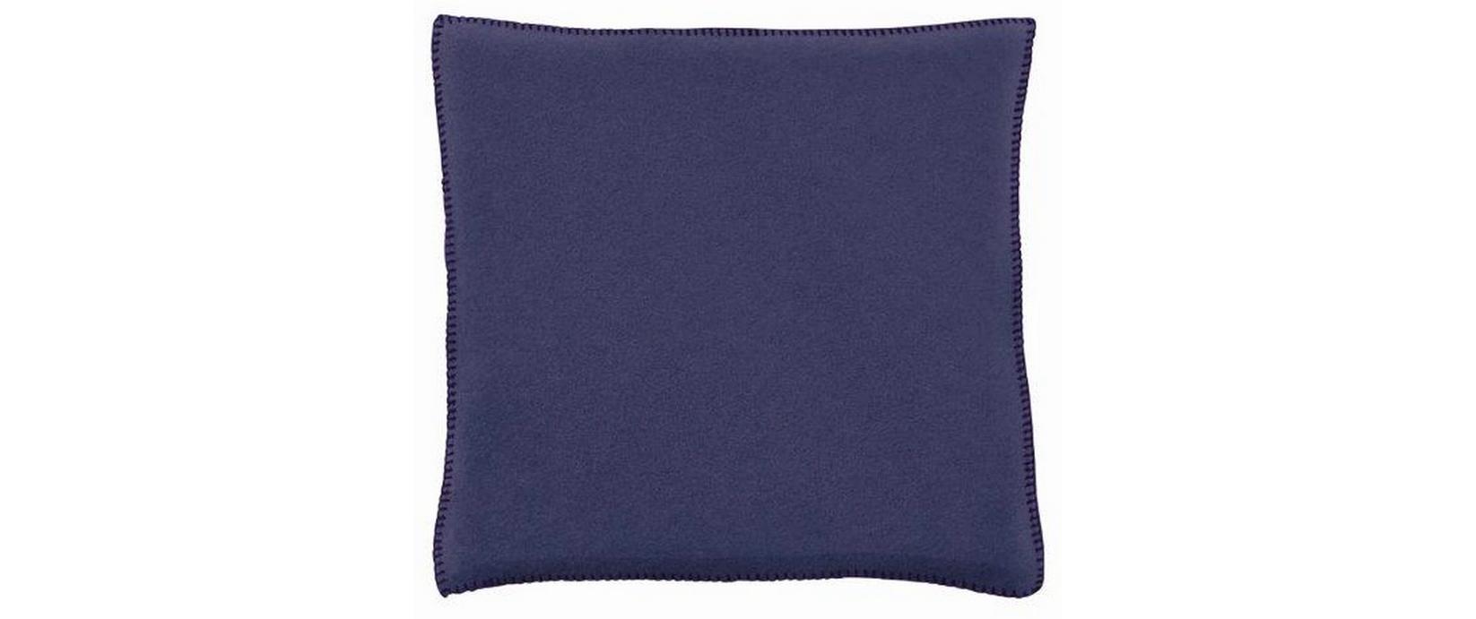 Kissen Edelvelours 45 x 45 cm, MarineblauKissen mit Füllung