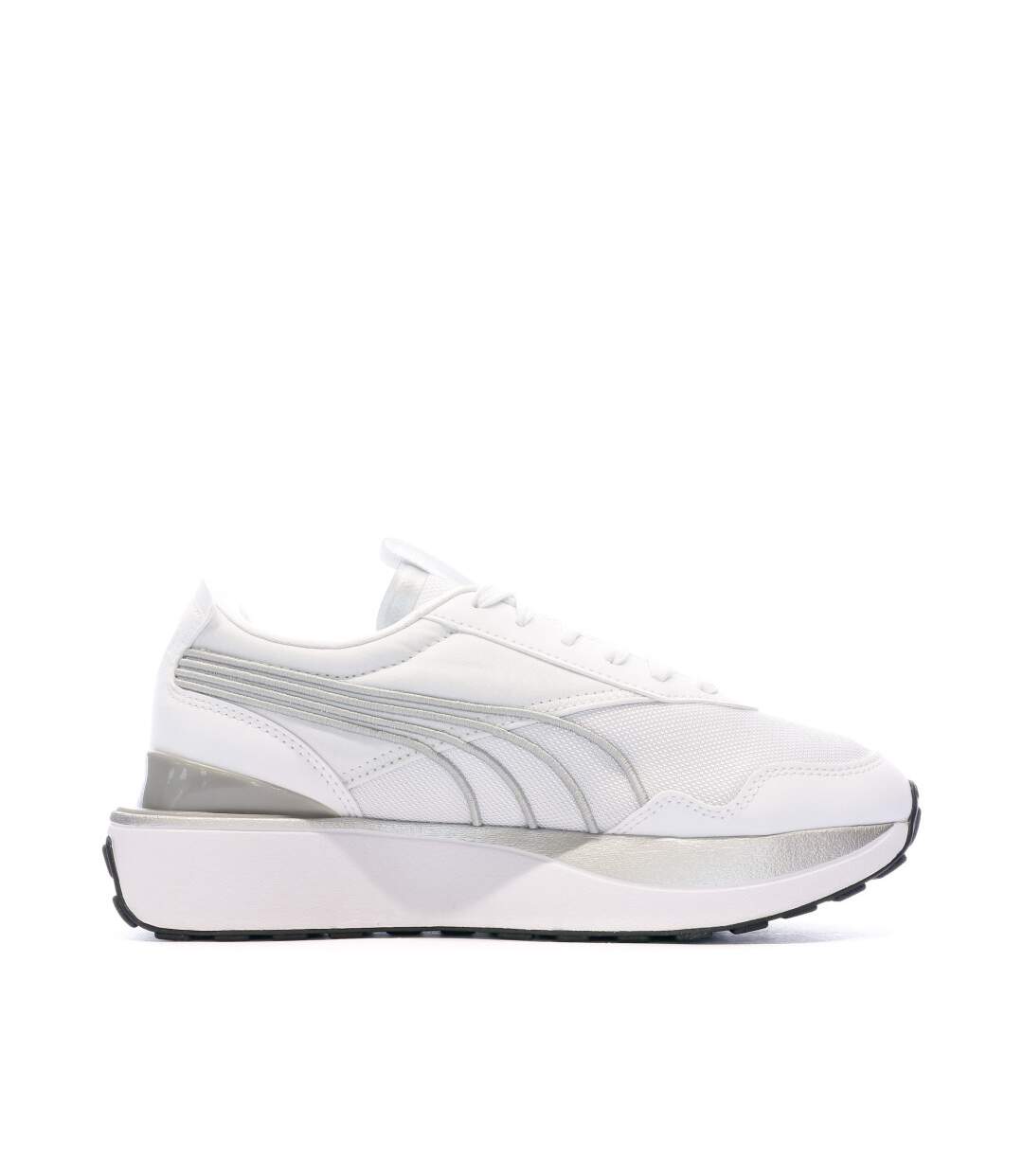 Baskets Blanches Femme Puma Cruise Rider Metal Wn S
