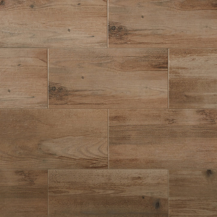 Carrelage extérieur Norwegio marron clair 30 x 60 cm