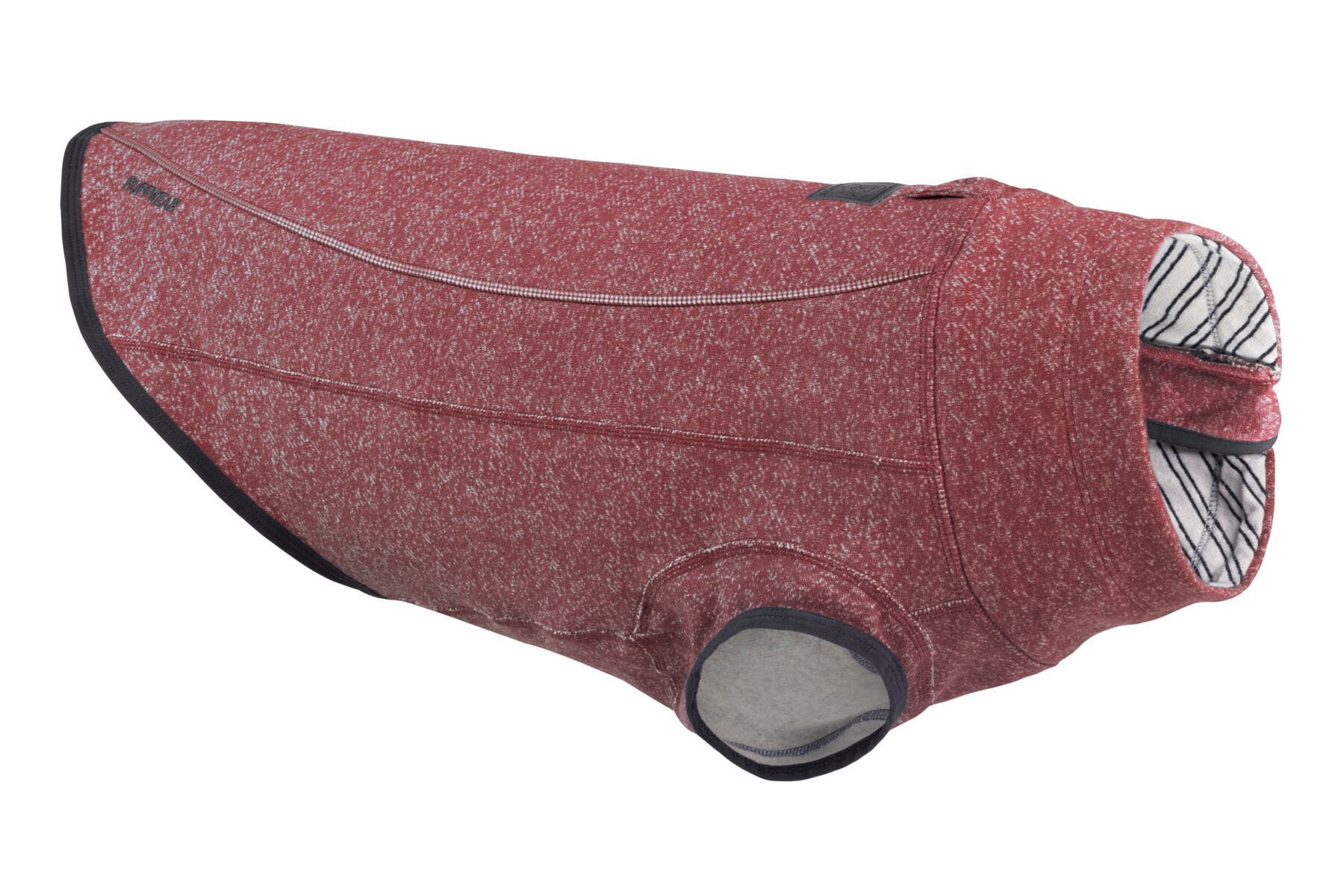 Pull en tricot hemp hound™ en fibres naturelles chaud et durable. Couleur: fired brick (rouge foncé), taille: xxs