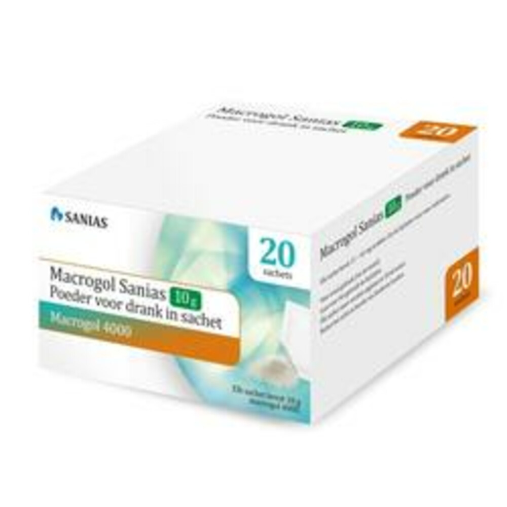 Sanias Macrogol Poeder 10 gr20 stuks