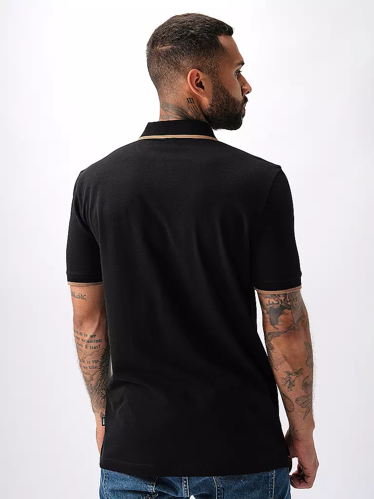 BOSS Poloshirt PARLAY 190 schwarz