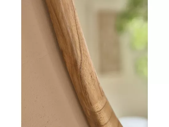 Miroir décoration organique en mindi massif 90 cm