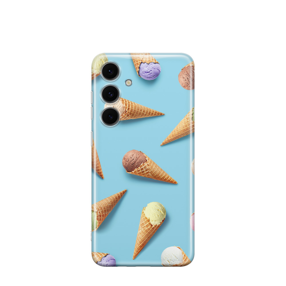 Samsung Galaxy S24 FE Gummi Hülle Cone Zone - Versch. Farben