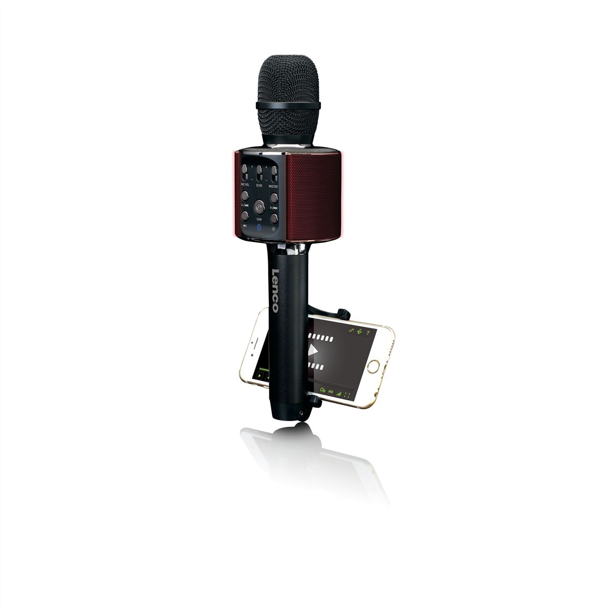 Lenco Karaoke-Maschine »Lenco Karaoke Mikrofon BMC-090, Schwarz« ( )