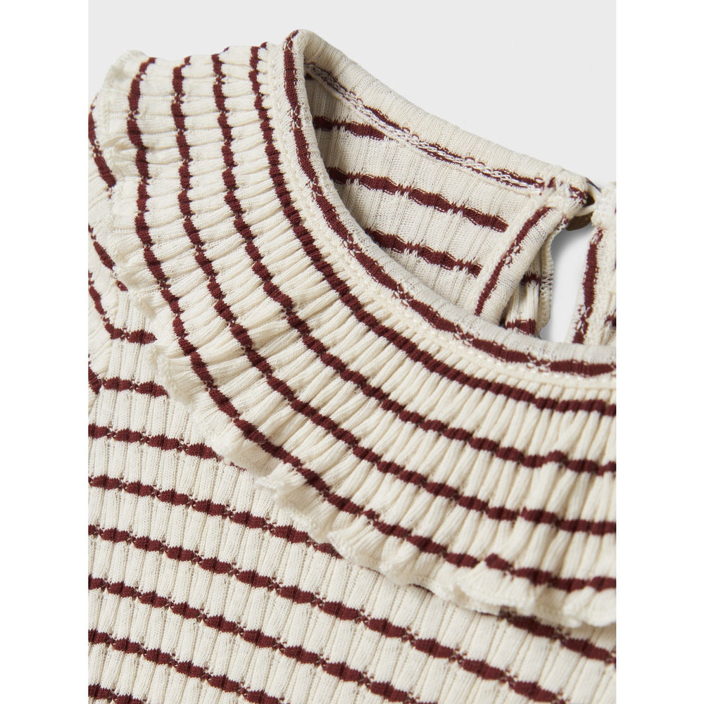 Køb Lil'Atelier Hot Chocolate Nmfosophia Ls Slim Top Lil