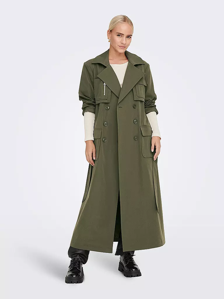ONLY Trenchcoat ONLKASTANJE  olive