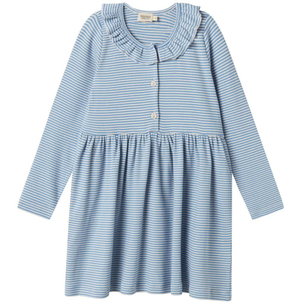 Køb MarMar Modal Fine Rib Blue Stripe Dama LS Kjole