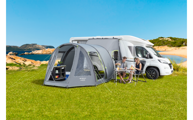 Berger Touring Air XL Reisemobil- / Kastenwagen aufblasbares Vorzelt mit Moskitotür und fest eingebauten Boden