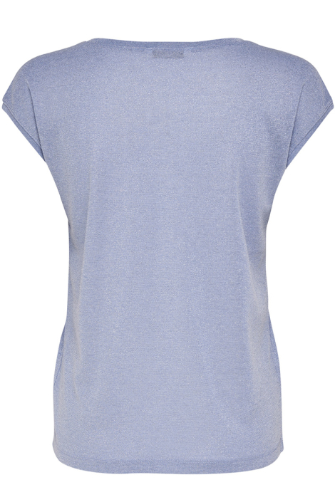 Only blauwe dames t-shirt