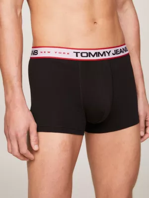 Cuecas boxer com cós elástico e logo de Nova York, pacote com 3 unidades