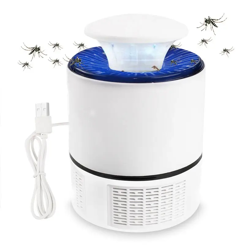 Elektrische USB Photokatalyse Anti Moskito Insekten Lampe Mücken Falle - Weiss