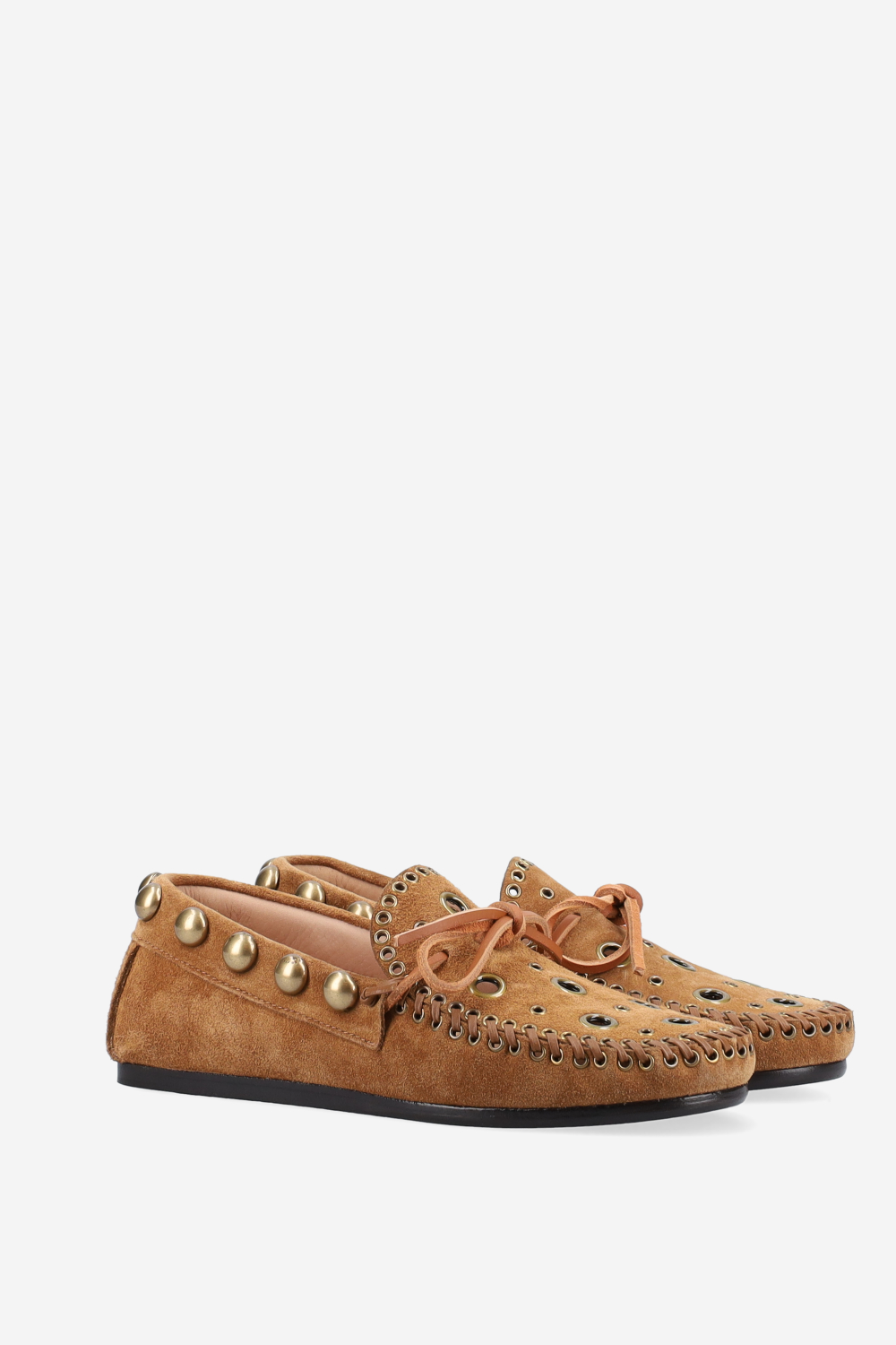 Fitza suede eyelets loafers