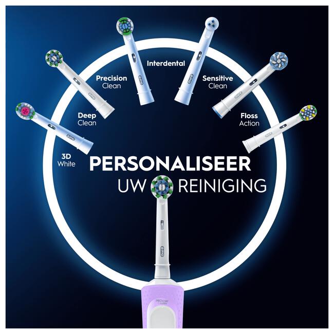 Oral-B Pro Vitality Lila Elektrische Tandenborstel
