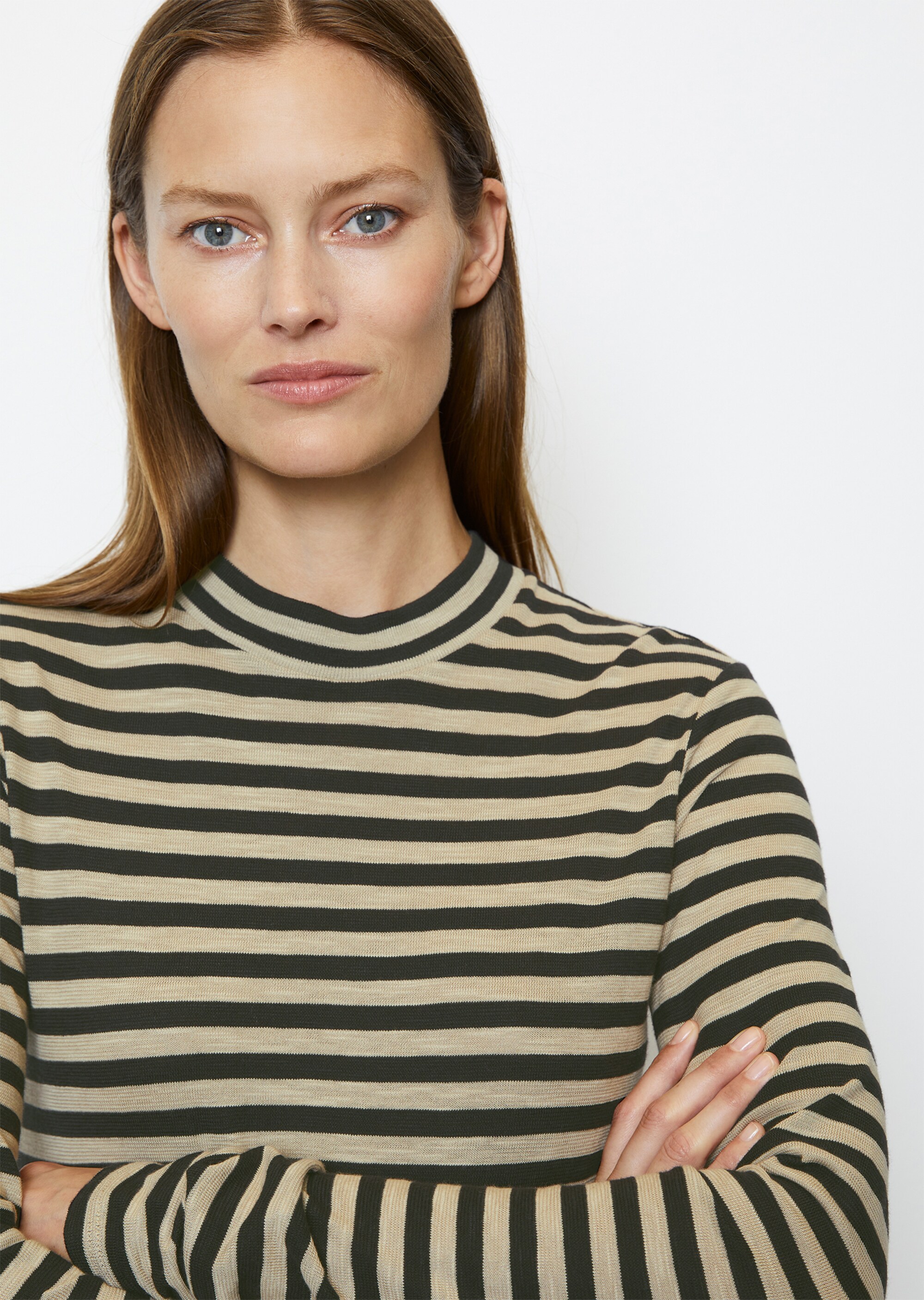 Longsleeve regularaus Slubjersey