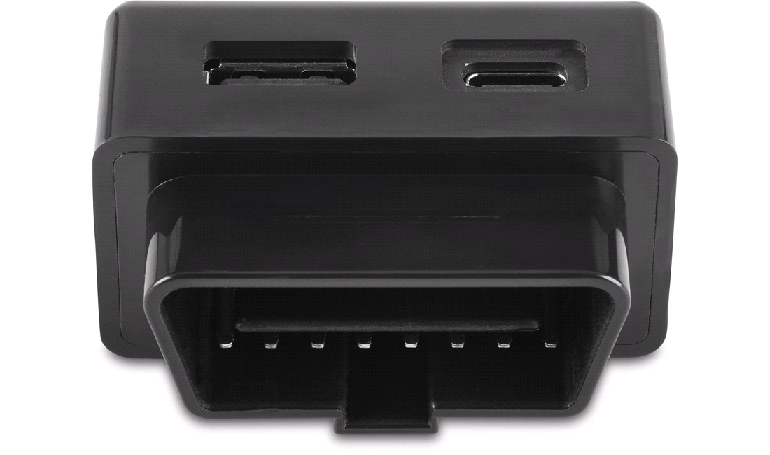 Mobiline OBD-adapter med USB-C og USB-A