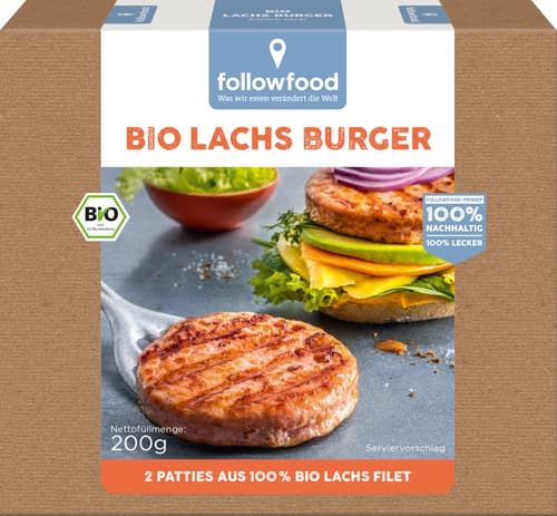 followfood BIO Lachs Burger