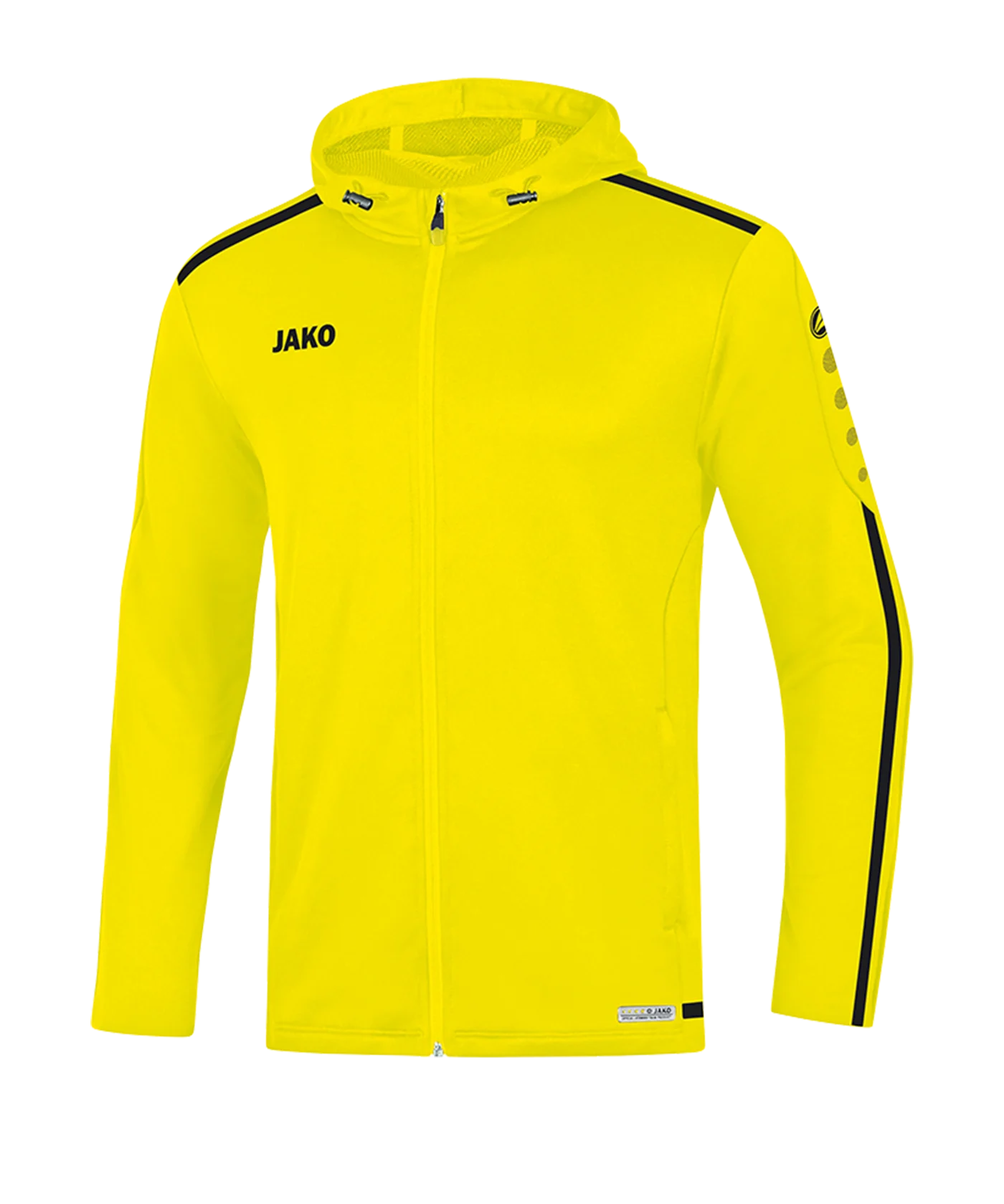 JAKO Striker 2.0 Kapuzenjacke Gelb Schwarz F33