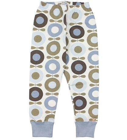 Katvig Leggings - Blau m. Äpfel