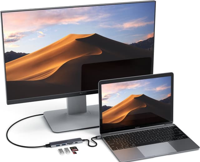 Satechi Slim USB-C MultiPort adapter V2 (space grey)