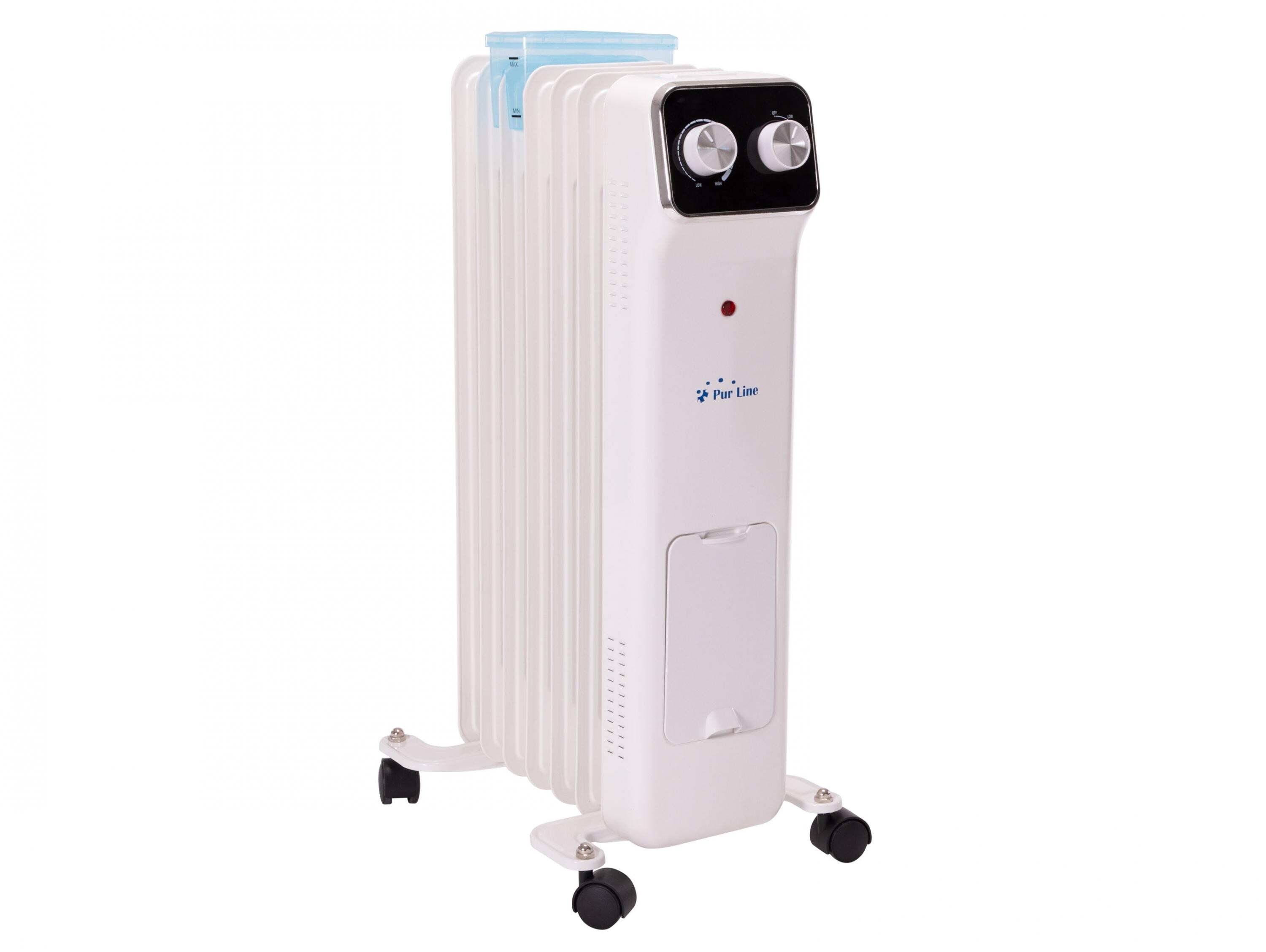 Pur Line Öl Radiator 2 Stufen 1000/1500W Thermostat Überhitzungsschutz