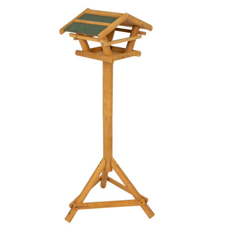 Cabane TIAKI avec support pour oiseaux sauvages