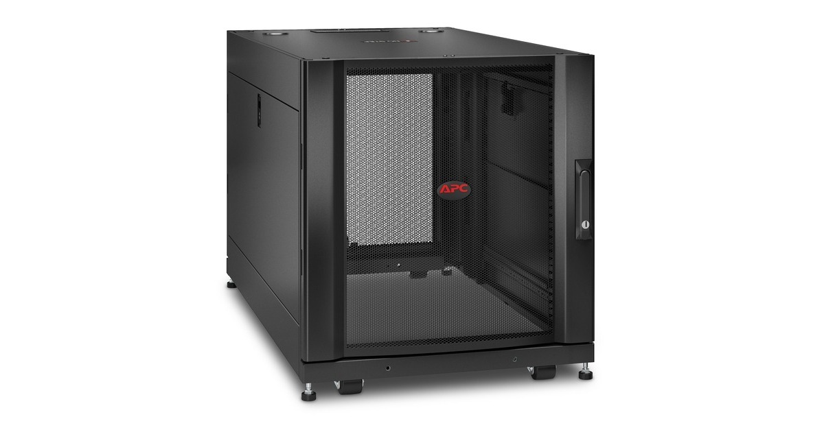 APCNetShelter SX 12U met zijpanelen server rack  (Zwart, 600 x 1070 x 685mm)