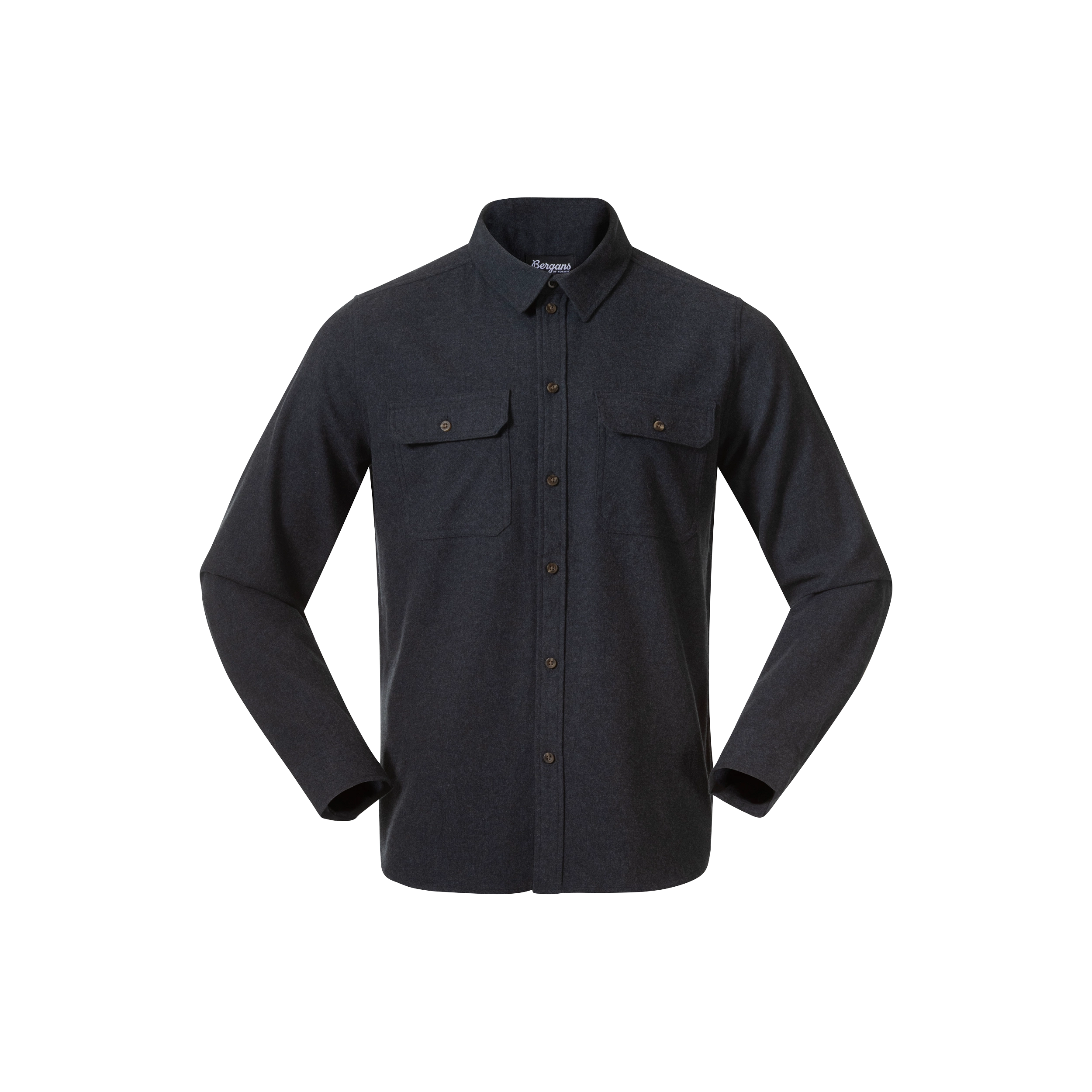 Nordmarka Flannel Shirt Men Navy Blue