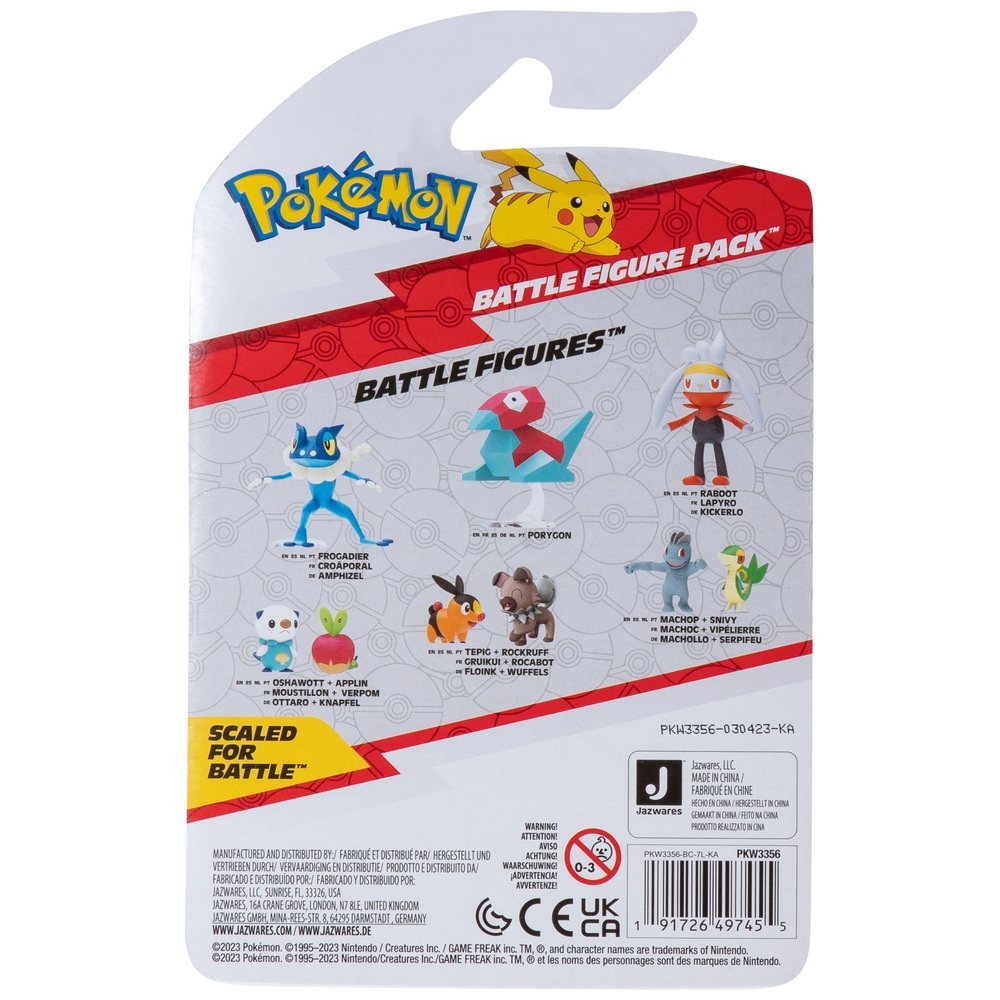 Pokémon 5 cm Kampffiguren 2er-Pack - Fuecoco & Pikachu